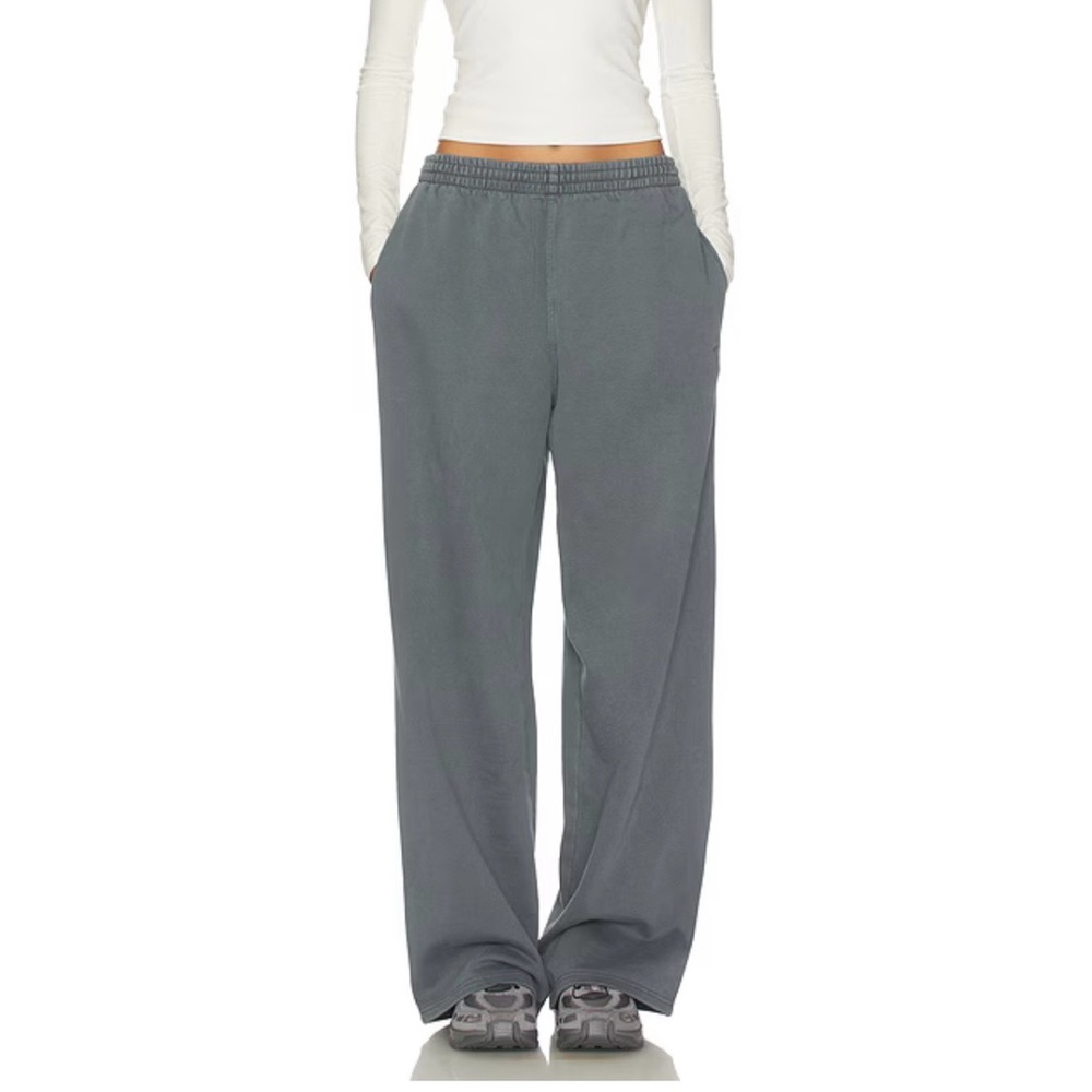 Skims Boyfriend Baggy Fleece Pants Zircon, XS
